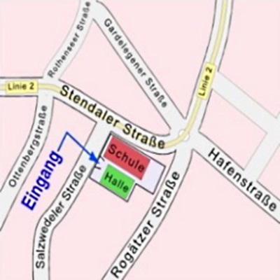 Herrensporthalle Stadtplan